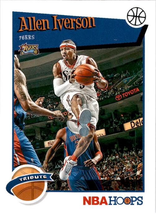 2019-20 Hoops ALLEN IVERSON Base Hoops Tribute #285-Cherry Collectables