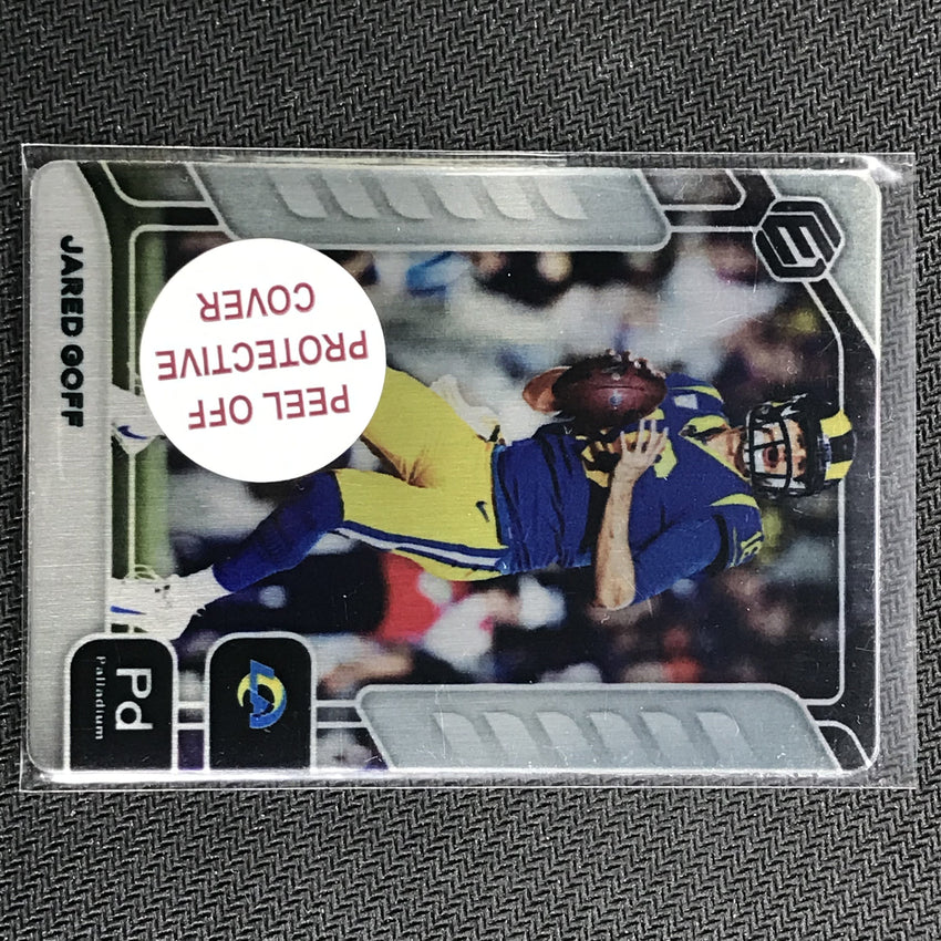 2020 Elements JARED GOFF Base Metal Paladium 27/46-Cherry Collectables