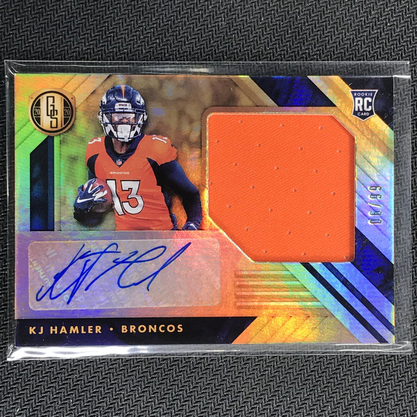 2020 Gold Standard KJ HAMLER Rookie Jersey Autographs Jumbo 6/99-Cherry Collectables