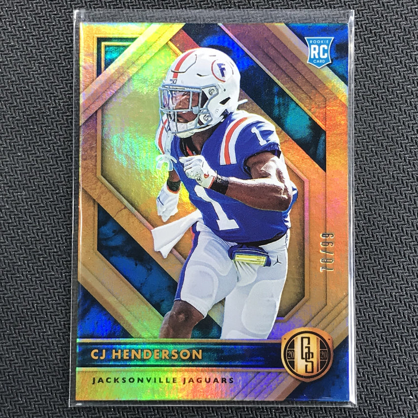 2020 Gold Standard CJ HENDERSON Rookie 76/99-Cherry Collectables