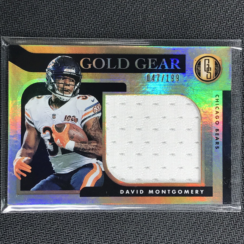 2020 Gold Standard DAVID MONTGOMERY Gold Gear Jersey 47/199-Cherry Collectables
