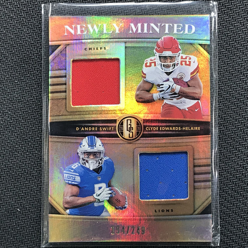 2020 Gold Standard SWIFT EDWARDS-HELAIRE Newly Minted Dual Rookie Jersey 194/249-Cherry Collectables