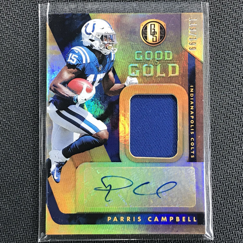 2020 Gold Standard PARRIS CAMPBELL Good As Gold Jersey Auto 119/199-Cherry Collectables