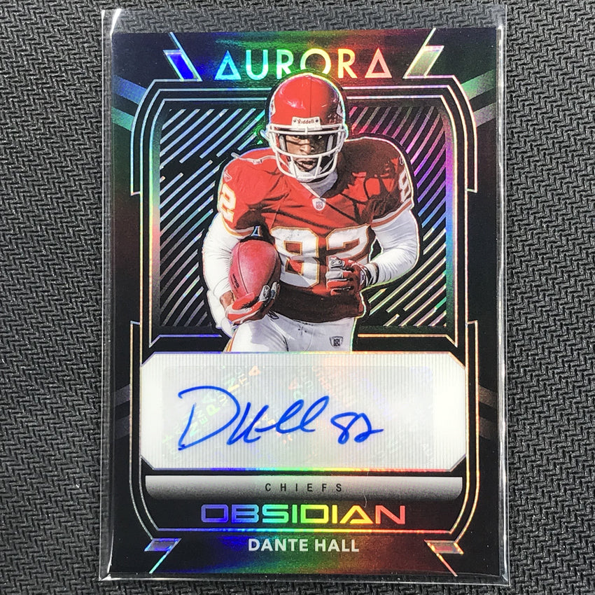 2020 Obsidian DANTE HALL Aurora Auto Silver 62/100-Cherry Collectables