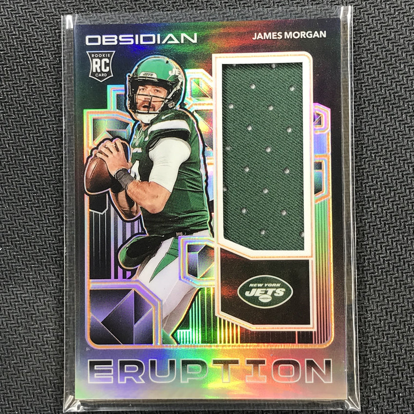 2020 Obsidian JAMES MORGAN Rookie Eruption Jersey Orange 68/75-Cherry Collectables