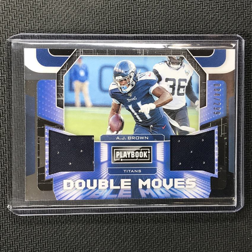 2020 Playbook A.J. BROWN Double Moves Jersey 84/299-Cherry Collectables