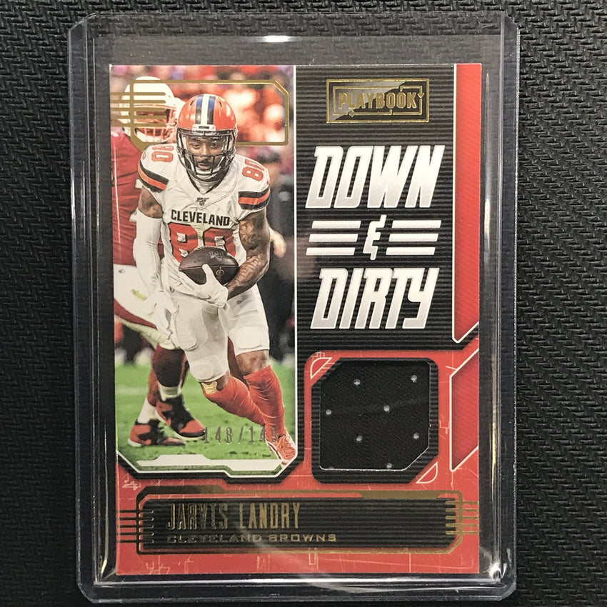 2020 Playbook JARVIS LANDRY Down & Dirty Jersey Gold 148/149-Cherry Collectables