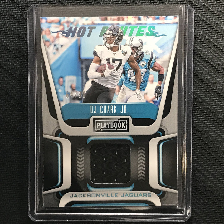 2020 Playbook DJ CHARK JR. Hot Routes Jersey Platinum 64/99-Cherry Collectables