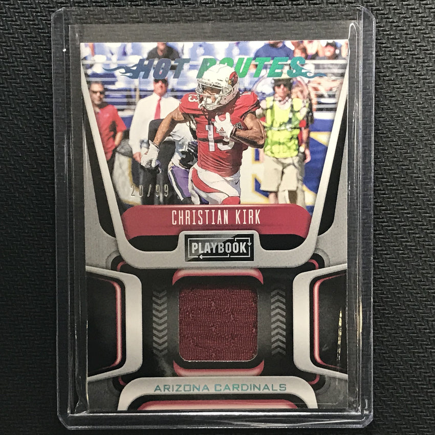 2020 Playbook CHRISTIAN KIRK Hot Routes Jersey Platinum 20/99-Cherry Collectables