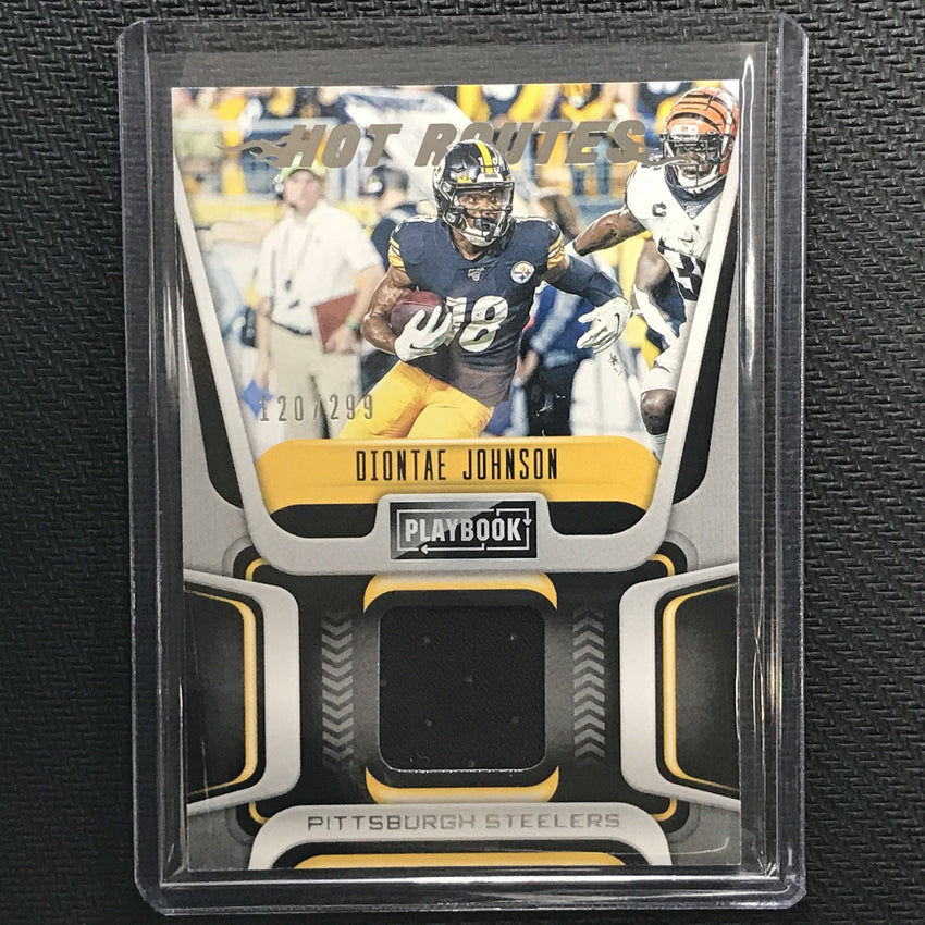 2020 Playbook DIONTAE JOHNSON Hot Routes Jersey 120/299-Cherry Collectables