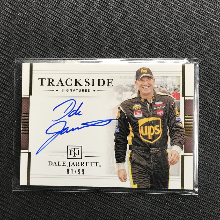 2020 National Treasures DALE JARRETT Trackside Signatures Auto 80/99-Cherry Collectables