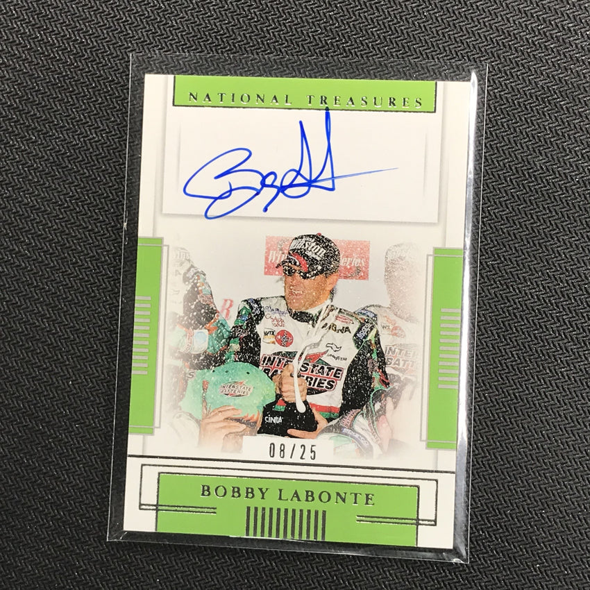 2020 National Treasures BOBBY LABONTE Victory Marks Auto 8/25-Cherry Collectables