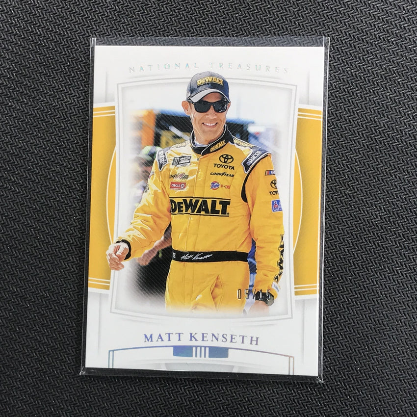 2020 National Treasures MATT KENSETH Base Silver 5/15-Cherry Collectables