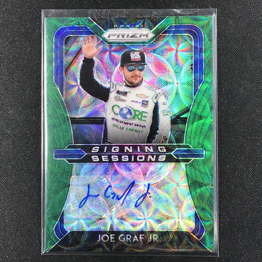 2020 Prizm Racing JOE GRAF JR. Signing Sessions Auto Green Scope 33/75-Cherry Collectables