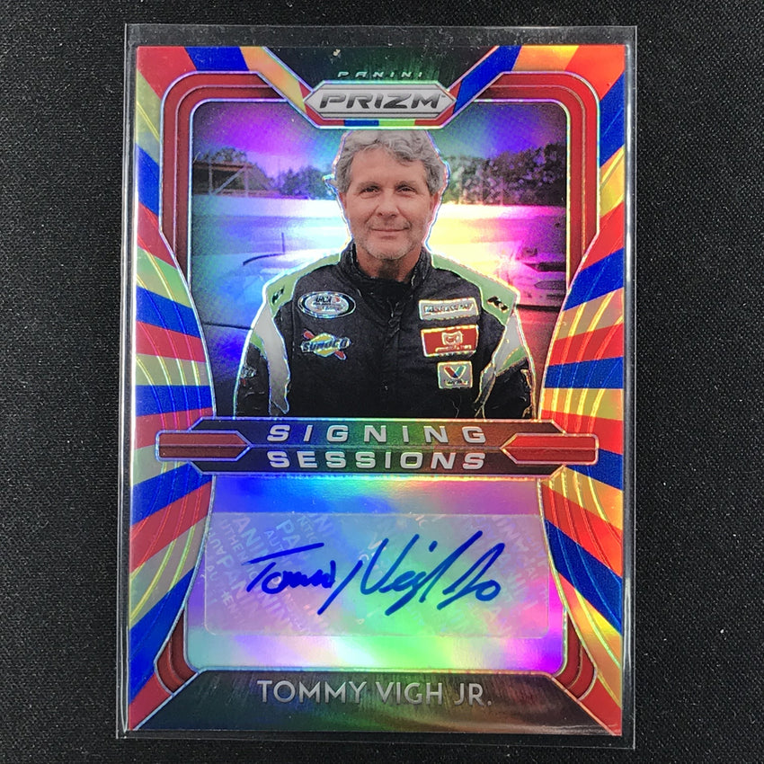 2020 Prizm Racing TOMMY VIGH JR. Signing Sessions Auto Rainbow 1/24-Cherry Collectables