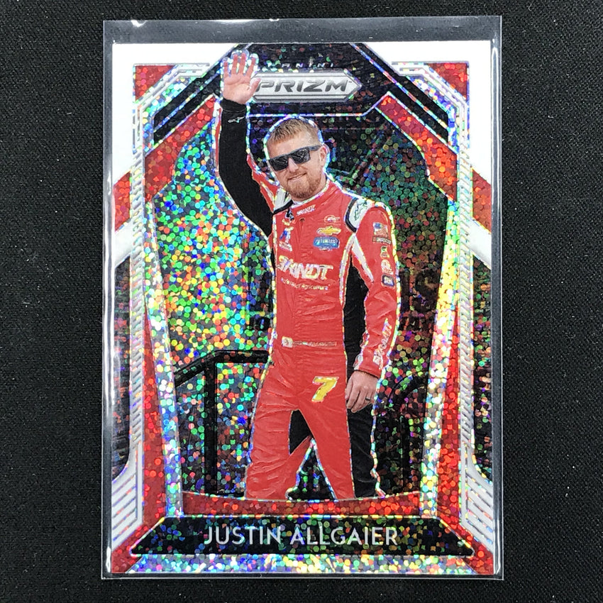 2020 Prizm Racing JUSTIN ALLGAIER Base White Sparkle #42-Cherry Collectables