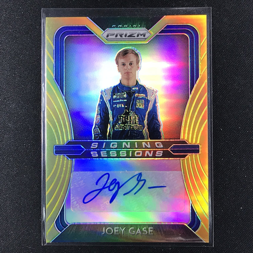 2020 Prizm Racing JOEY GASE Signing Sessions Auto Gold 8/10-Cherry Collectables