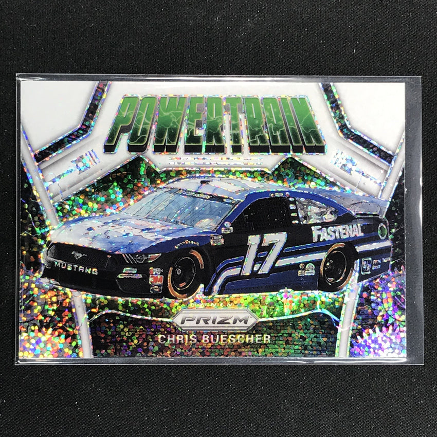 2020 Prizm Racing CHRIS BUESCHER Power Train White Sparkle #88-Cherry Collectables