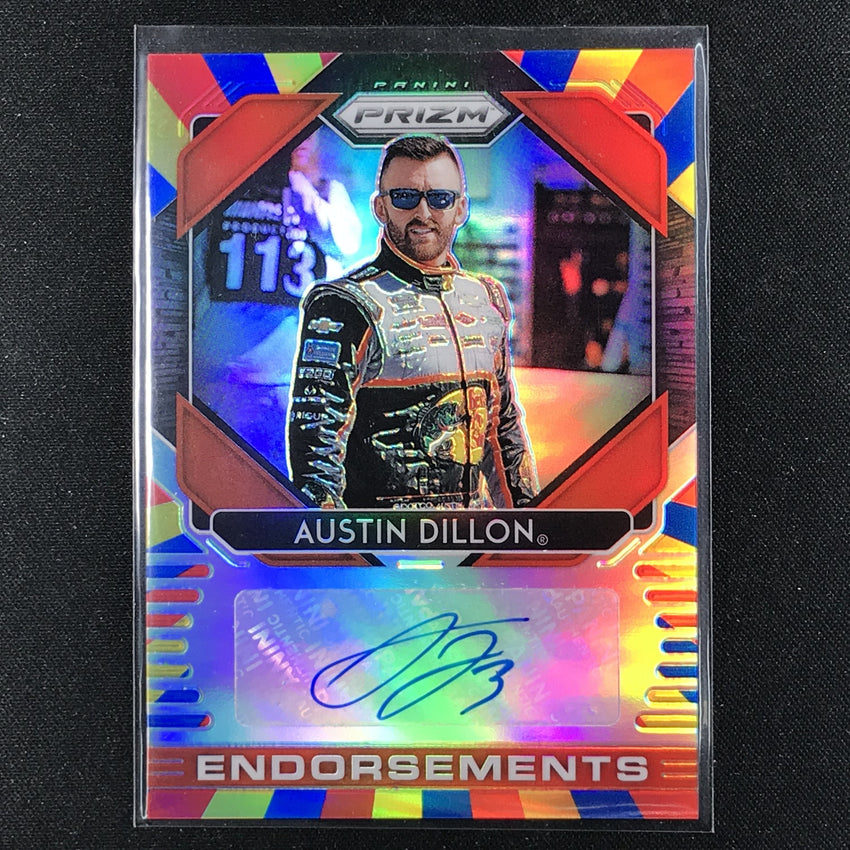 2020 Prizm Racing AUSTIN DILLON Endorsements Auto Rainbow 7/24-Cherry Collectables