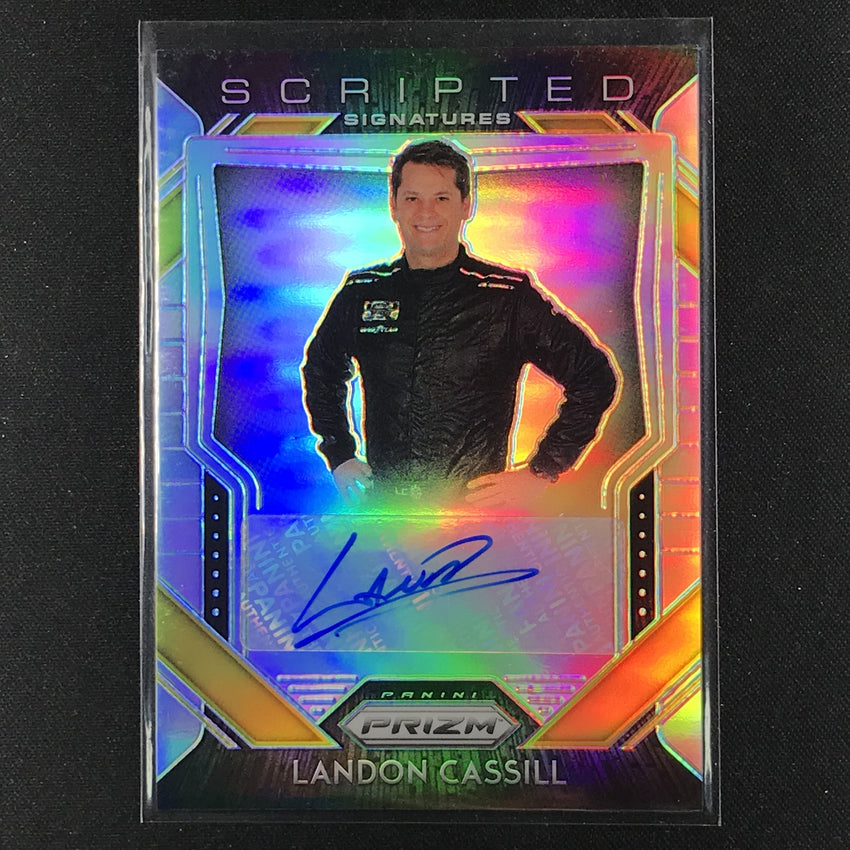2020 Prizm Racing LANDON CASSILL Scripted Signatures Auto Silver #LC-Cherry Collectables