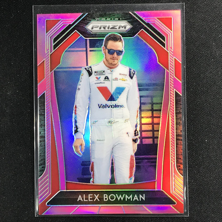 2020 Prizm Racing ALEX BOWMAN Base Pink 41/50-Cherry Collectables
