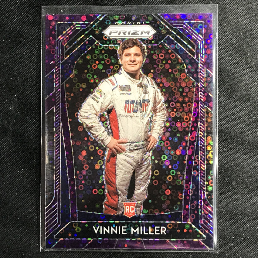 2020 Prizm Racing VINNIE MILLER Rookie Purple Disco 43/75-Cherry Collectables