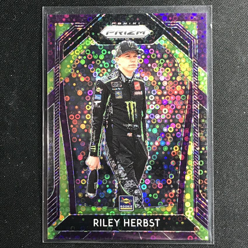 2020 Prizm Racing RILEY HERBST Rookie Purple Disco 26/75-Cherry Collectables