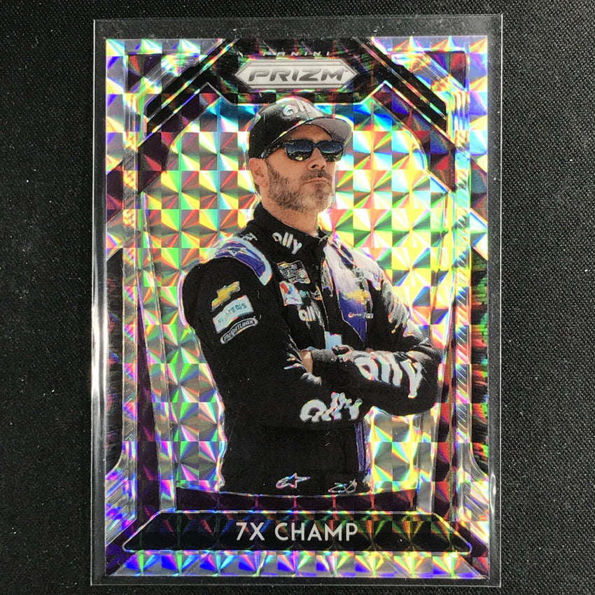 2020 Prizm Racing JIMMIE JOHNSON Base Variation Silver Mosaic 113/199-Cherry Collectables