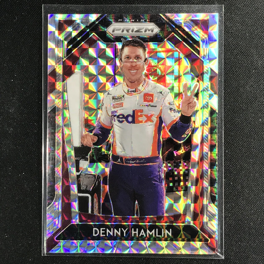 2020 Prizm Racing DENNY HAMLIN Base Variation Silver Mosaic 25/199-Cherry Collectables