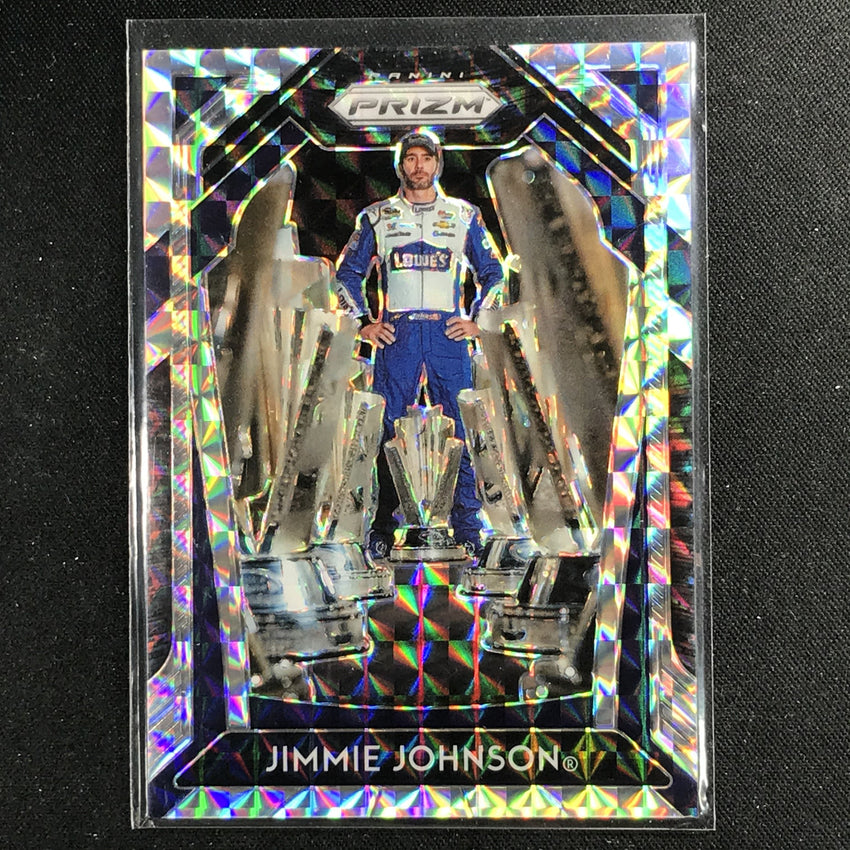 2020 Prizm Racing JIMMIE JOHNSON Base Silver Mosaic 115/199-Cherry Collectables