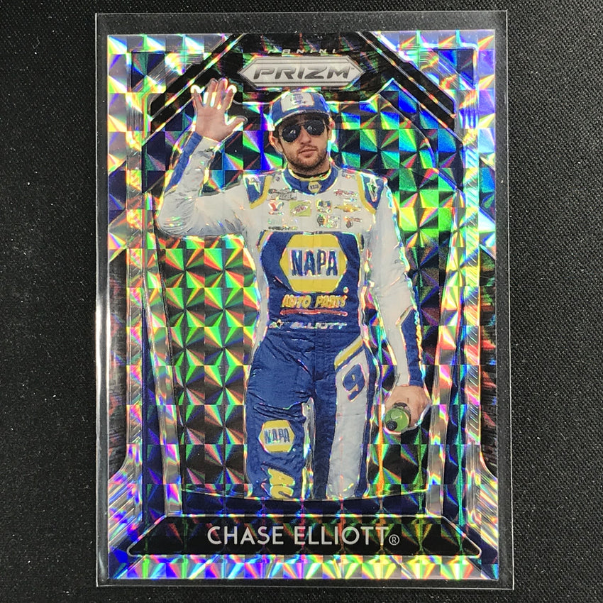 2020 Prizm Racing CHASE ELLIOTT Base Silver Mosaic 62/199-Cherry Collectables