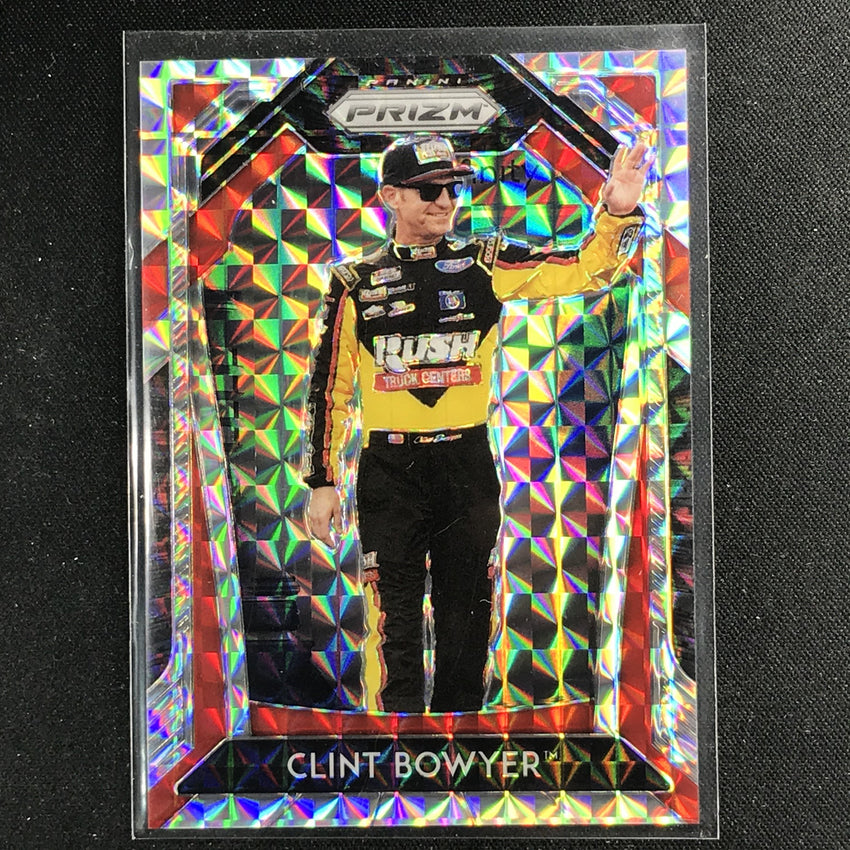 2020 Prizm Racing CLINT BOWYER Base Silver Mosaic 108/199-Cherry Collectables