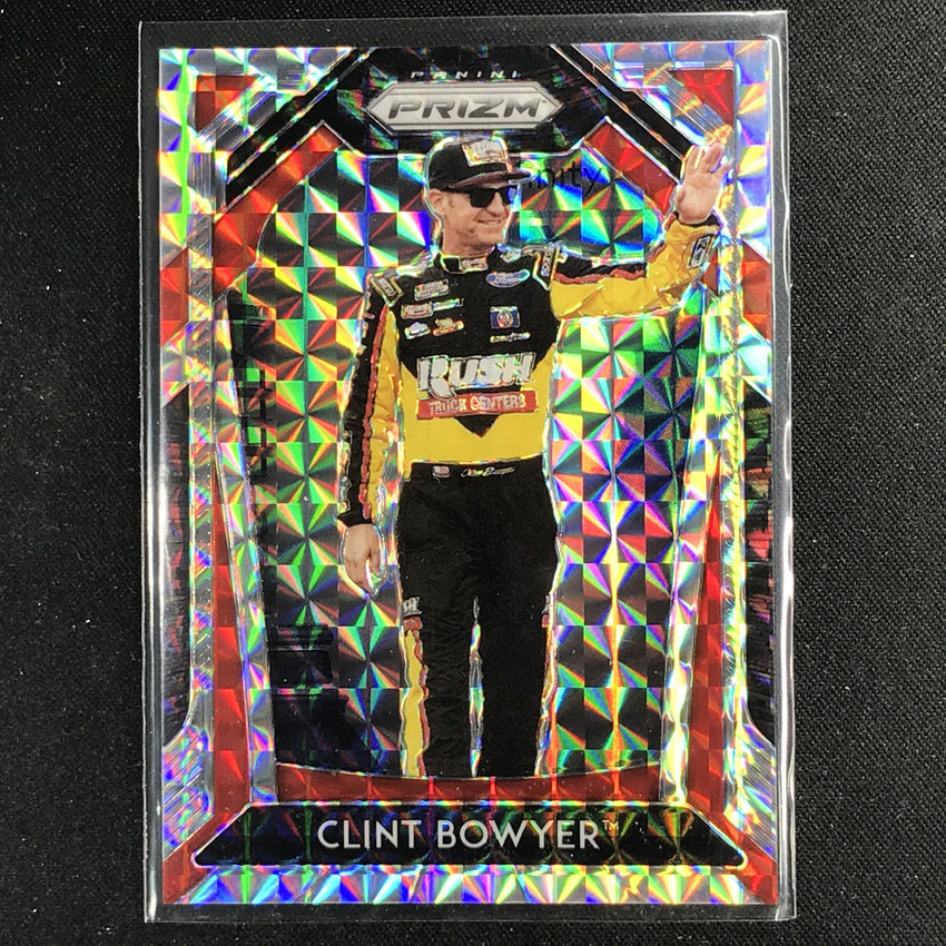 2020 Prizm Racing CLINT BOWYER Base Silver Mosaic 198/199-Cherry Collectables