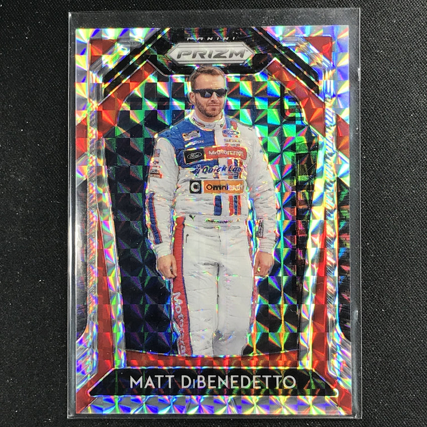 2020 Prizm Racing MATT DIBENEDETTO Base Silver Mosaic 25/199-Cherry Collectables