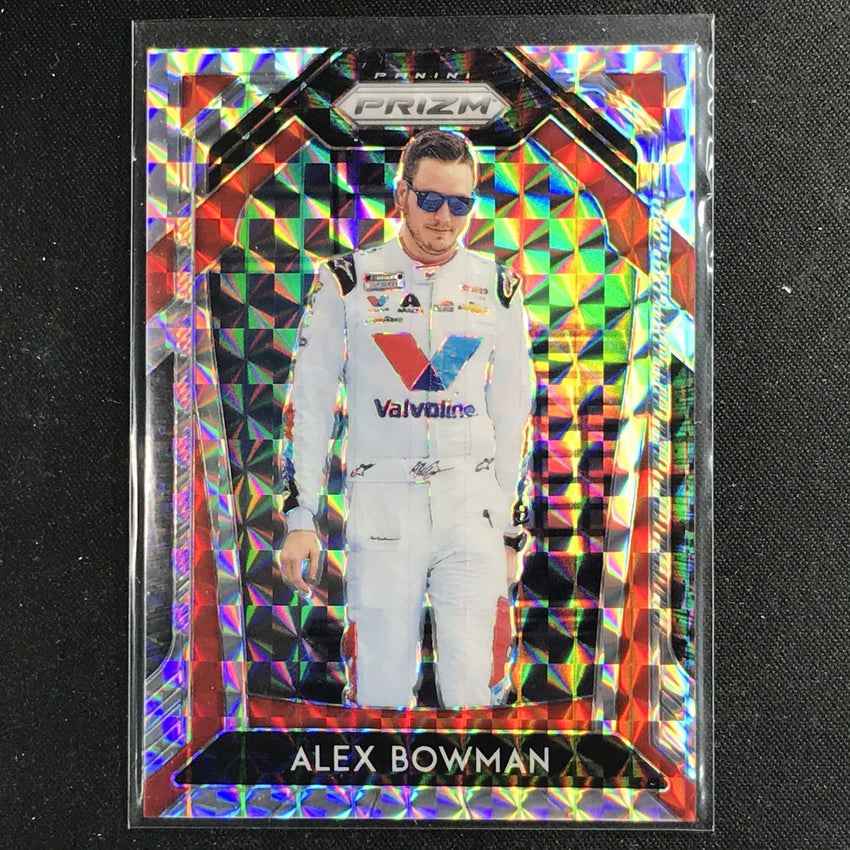 2020 Prizm Racing ALEX BOWMAN Base Silver Mosaic 17/199-Cherry Collectables