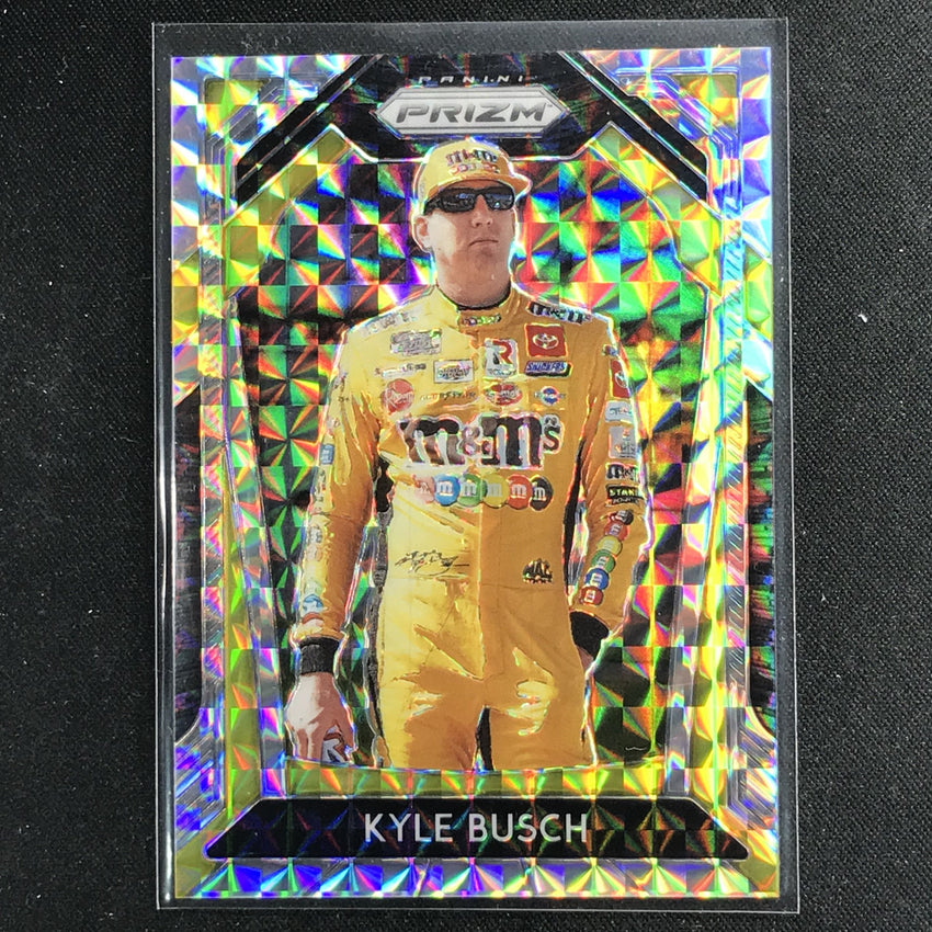 2020 Prizm Racing KYLE BUSCH Base Silver Mosaic 53/199-Cherry Collectables