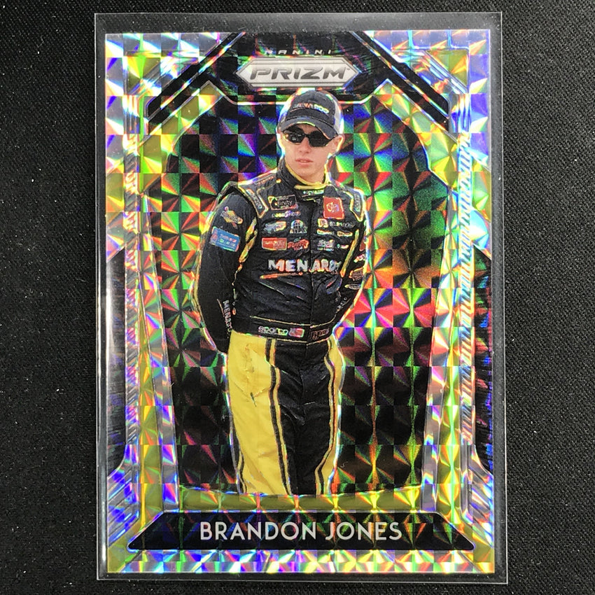2020 Prizm Racing BRANDON JONES Base Silver Mosaic 149/199-Cherry Collectables