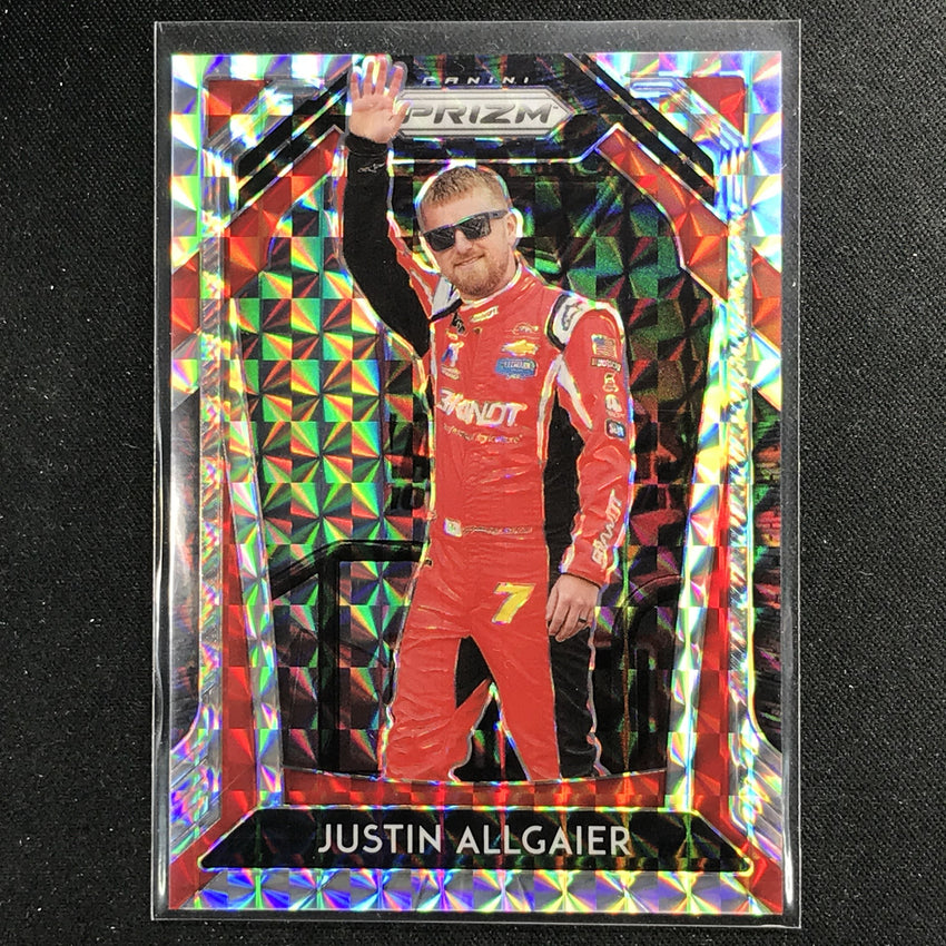 2020 Prizm Racing JUSTIN ALLGAIER Base Silver Mosaic 78/199-Cherry Collectables