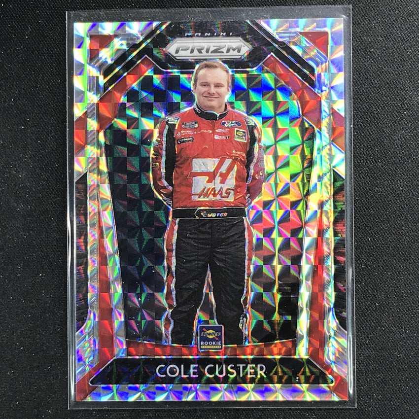 2020 Prizm Racing COLE CUSTER Rookie Silver Mosaic 162/199-Cherry Collectables