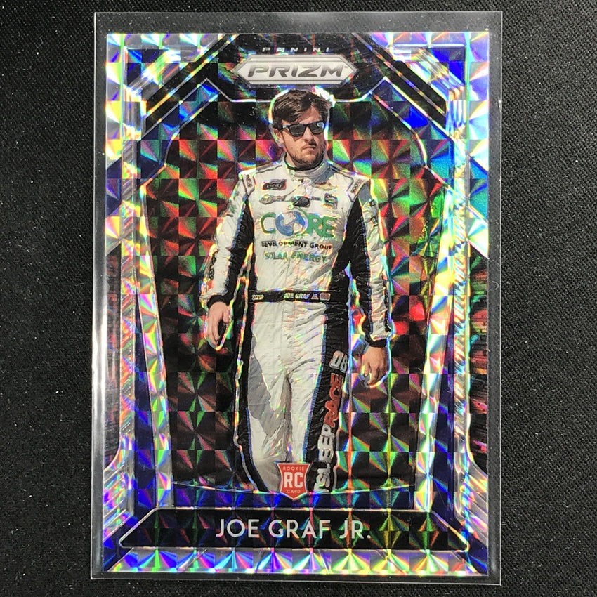 2020 Prizm Racing JOE GRAF JR. Rookie Silver Mosaic 19/199-Cherry Collectables