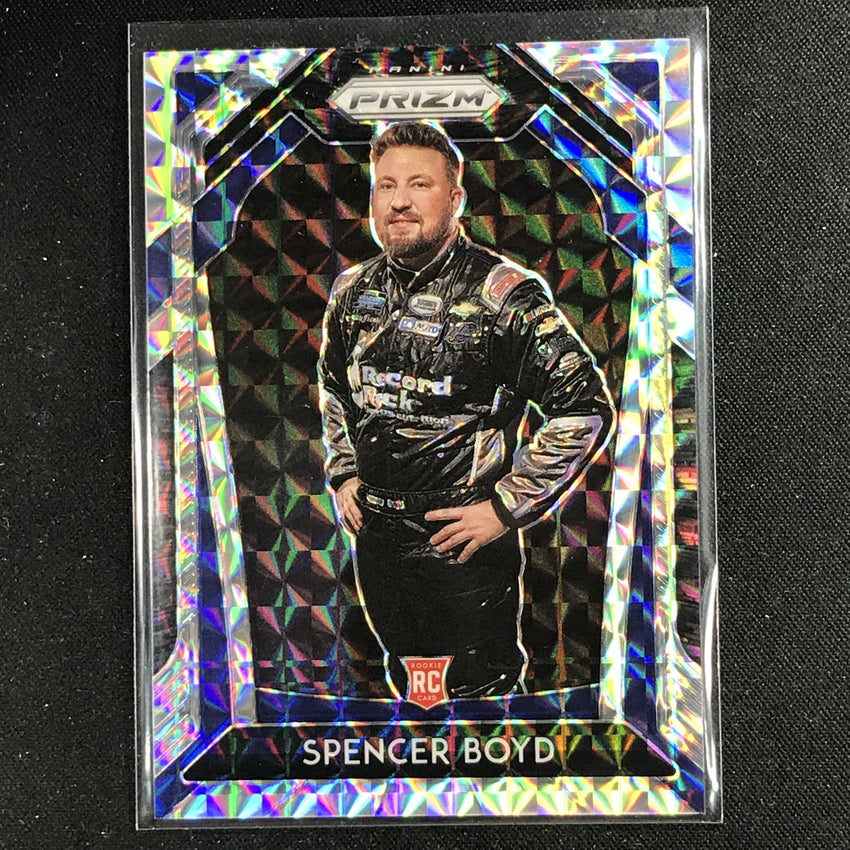 2020 Prizm Racing SPENCER BOYD Rookie Silver Mosaic 21/199-Cherry Collectables
