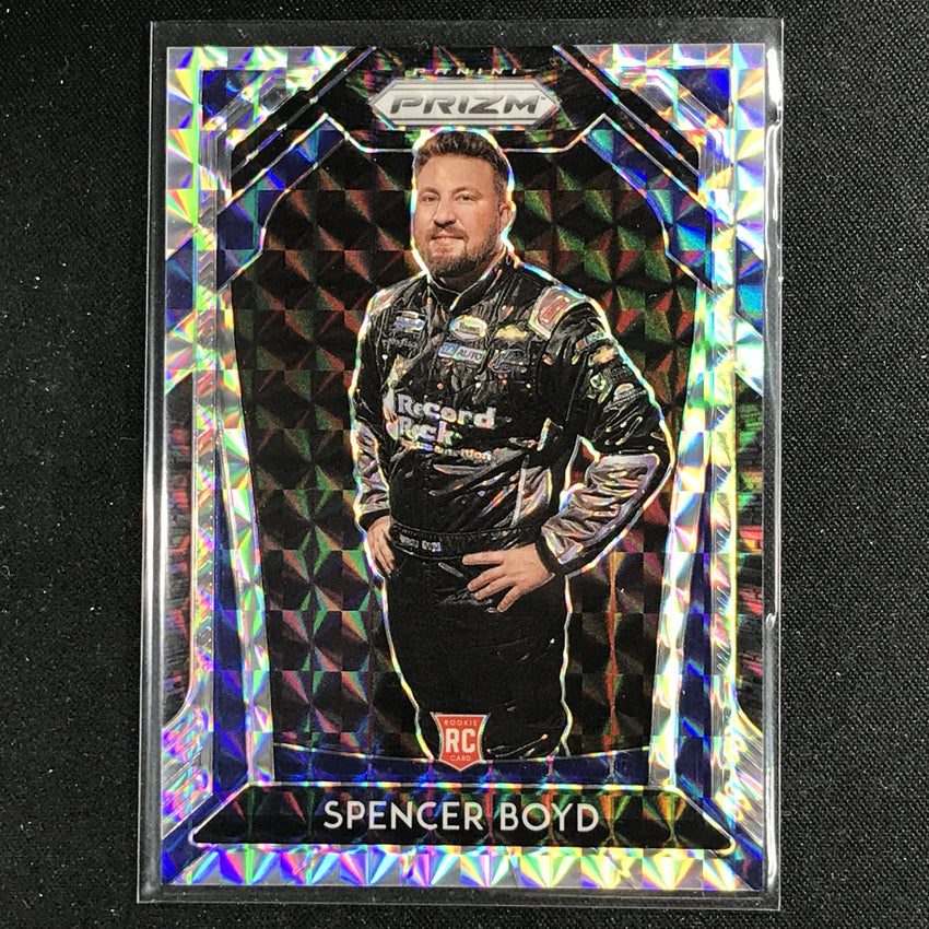 2020 Prizm Racing SPENCER BOYD Rookie Silver Mosaic 65/199-Cherry Collectables