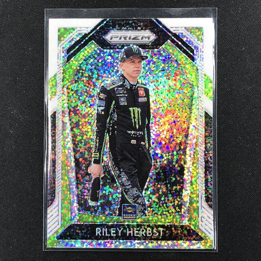 2020 Prizm Racing RILEY HERBST Rookie White Sparkle #46-Cherry Collectables