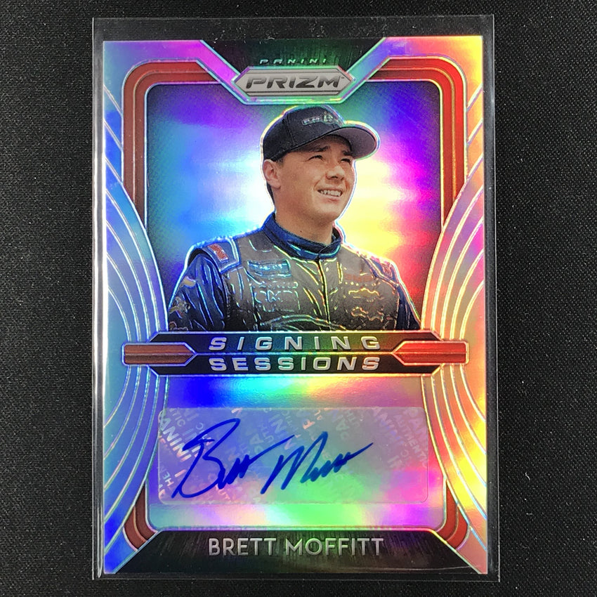 2020 Prizm Racing BRETT MOFFITT Signing Sessions Auto Silver #BM-Cherry Collectables