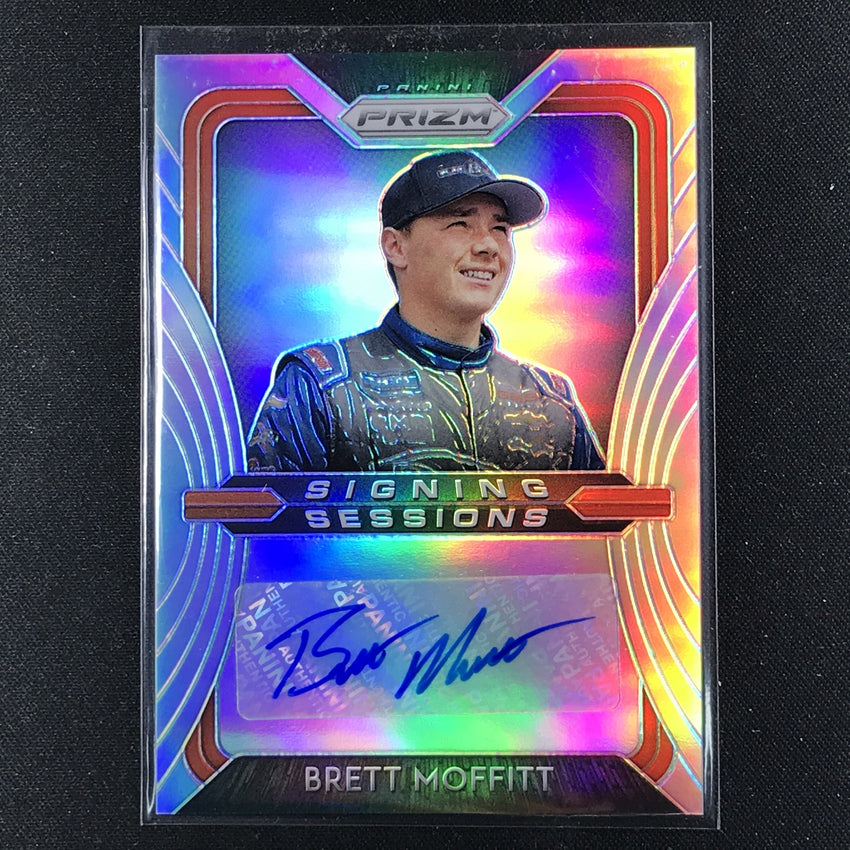 2020 Prizm Racing BRETT MOFFITT Signing Sessions Auto Silver #BM (B)-Cherry Collectables
