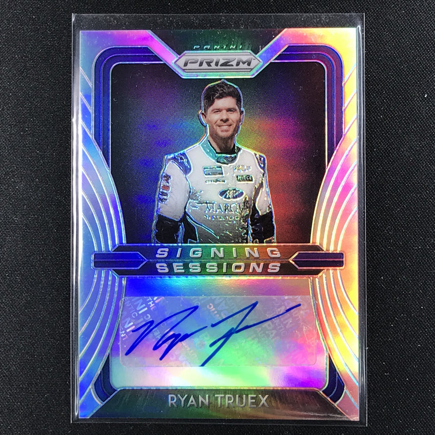 2020 Prizm Racing RYAN TRUEX Signing Sessions Auto Silver #RT-Cherry Collectables