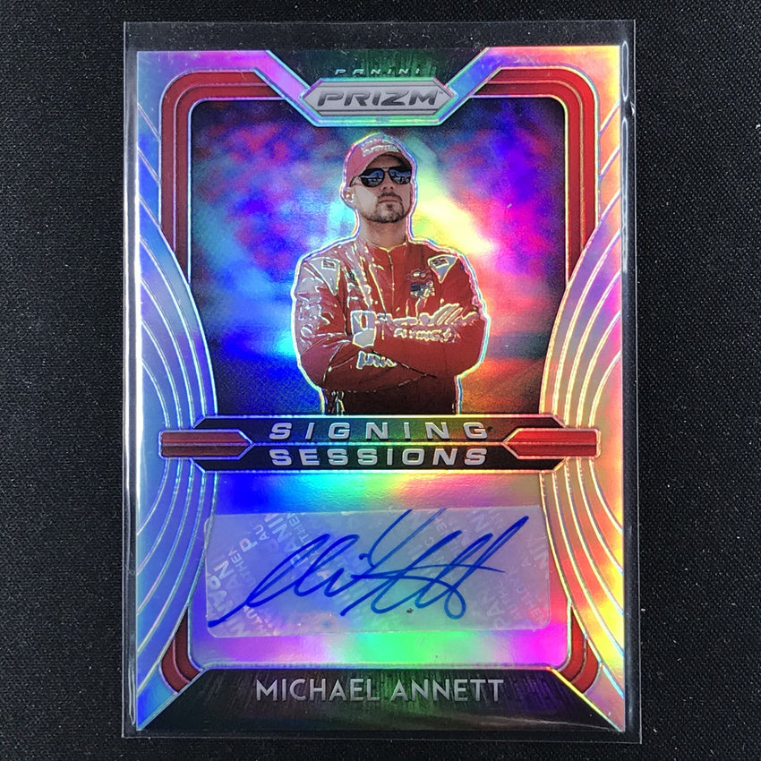 2020 Prizm Racing MICHAEL ANNETT Signing Sessions Auto Silver #MA-Cherry Collectables