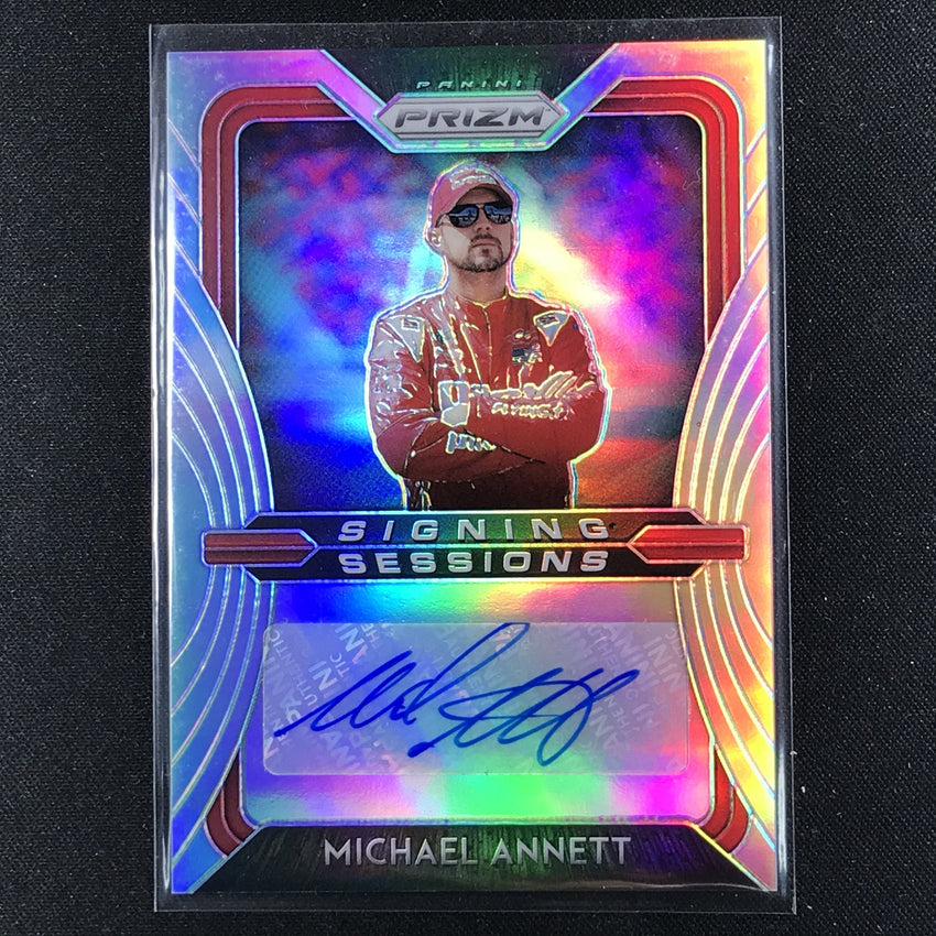 2020 Prizm Racing MICHAEL ANNETT Signing Sessions Auto Silver #MA (B)-Cherry Collectables