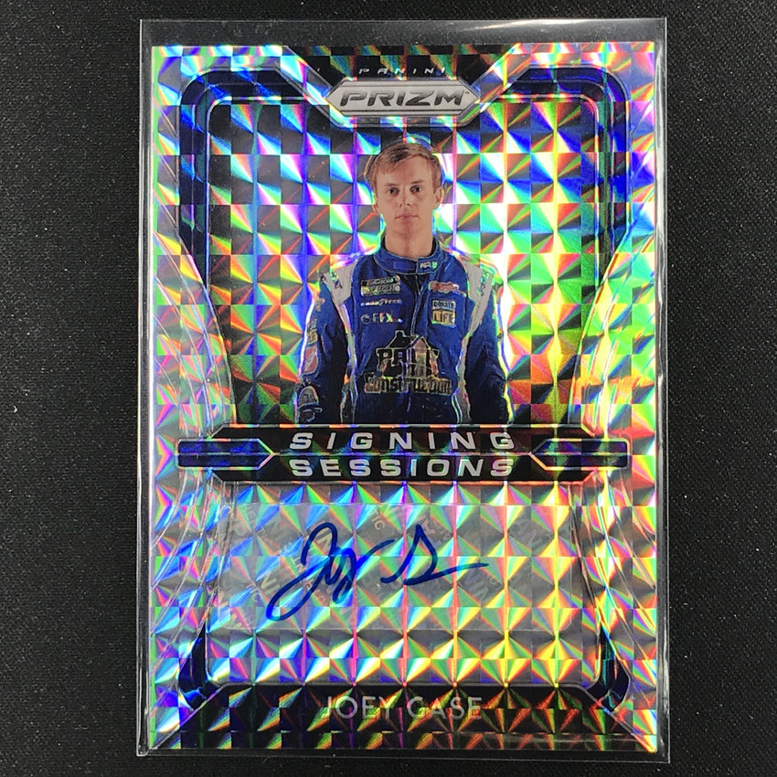 2020 Prizm Racing JOEY GASE Signing Sessions Auto Silver Mosaic 58/99-Cherry Collectables