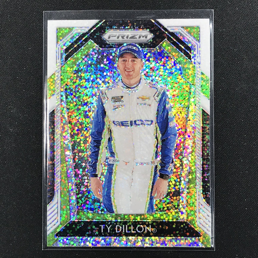 2020 Prizm Racing TY DILLON Base White Sparkle #28-Cherry Collectables